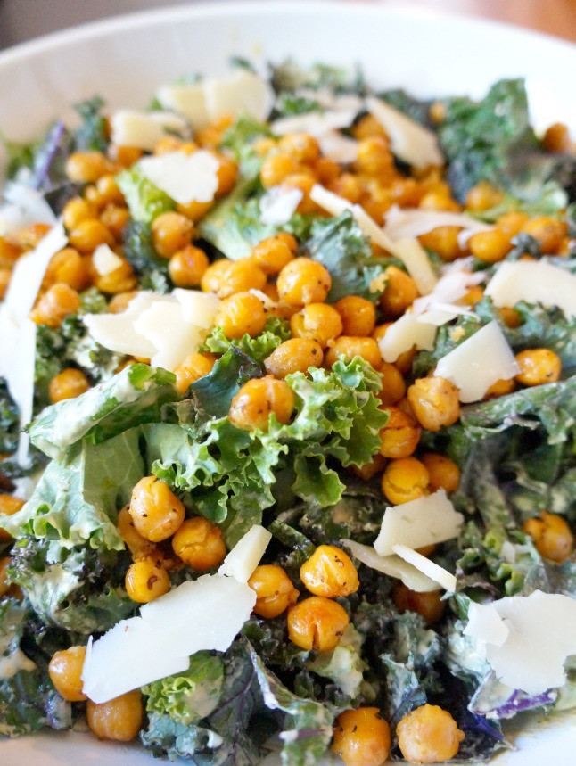 Are Caesar Salads Healthy
 Kale Caesar Salad with Roasted Chickpeas Tomato Boots