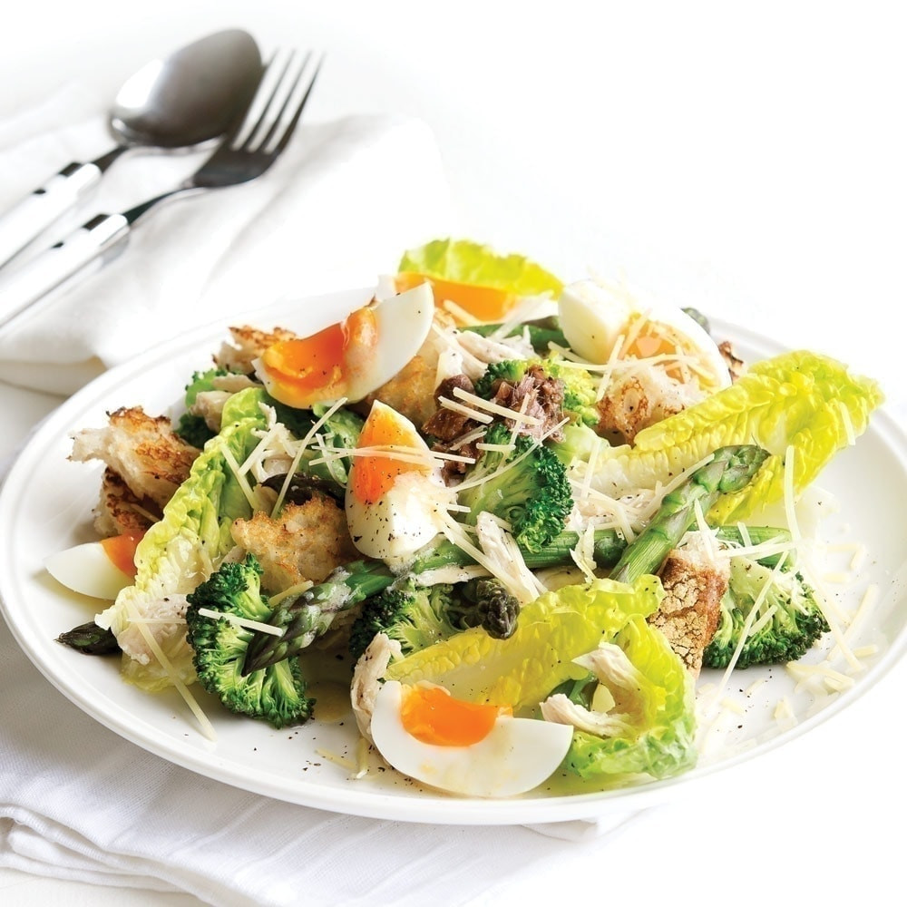 Are Caesar Salads Healthy
 Chicken Caesar salad