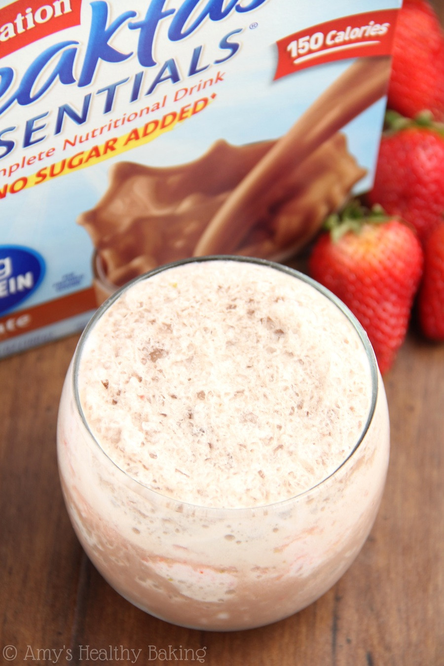 Are Carnation Breakfast Essentials Healthy
 Chocolate Covered Strawberry Smoothie with Carnation