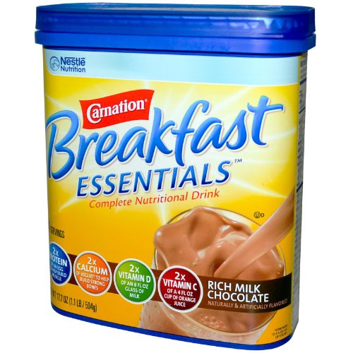 Are Carnation Breakfast Essentials Healthy
 Carnation Instant Breakfast Powder Rich Milk Chocolate 17