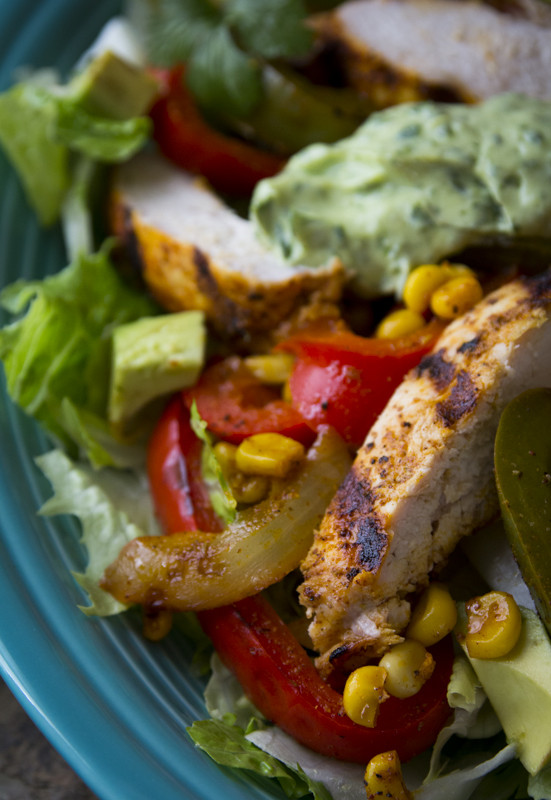 Are Chicken Fajitas Healthy
 grilled chicken fajita salad Healthy Seasonal Recipes