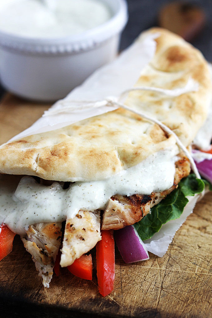 Are Chicken Gyros Healthy
 Easy Chicken Gyros & Tzatziki Sauce