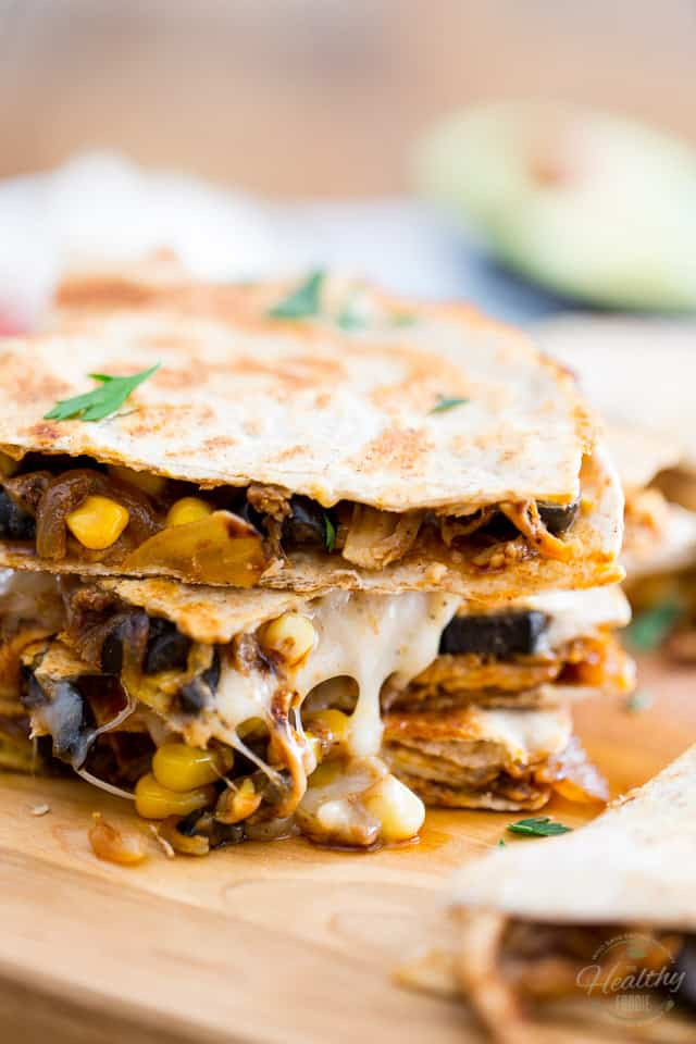 Are Chicken Quesadillas Healthy
 Healthier Chicken Quesadillas • The Healthy Foo