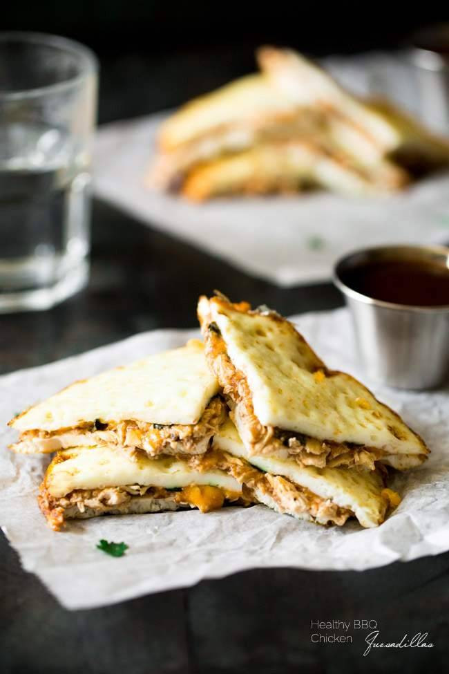 Are Chicken Quesadillas Healthy
 Healthy BBQ Chicken Quesadillas