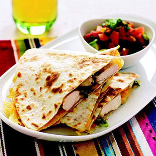 Are Chicken Quesadillas Healthy
 Chicken Quesadillas with Avocado Tomato Salsa