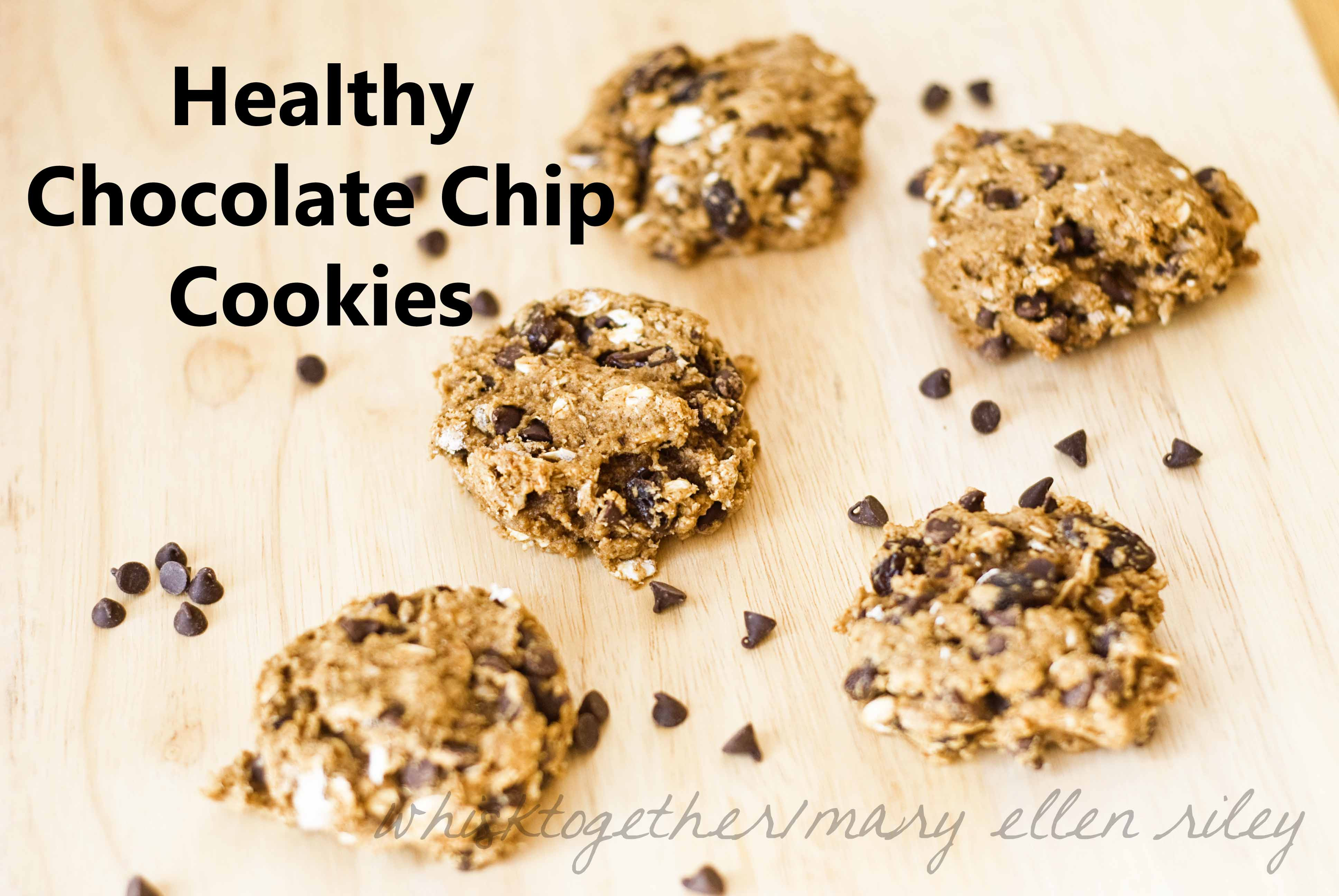 Are Chocolate Chip Cookies Healthy
 Healthy Chocolate Chip Cookies