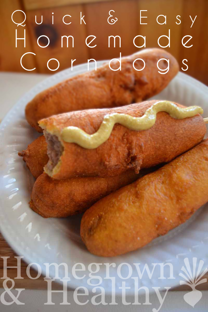 Are Corn Dogs Healthy
 Quick & easy homemade corn dogs Homegrown in the Valley