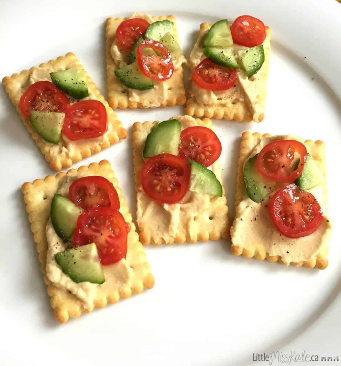 Are Crackers Healthy
 Healthy and Nutritious Hummus Cracker Snacks Little Miss