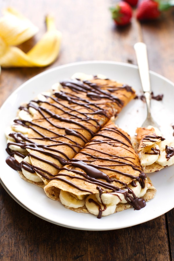 Are Crepes Healthy
 Almond Oat Banana Crepes Recipe Pinch of Yum