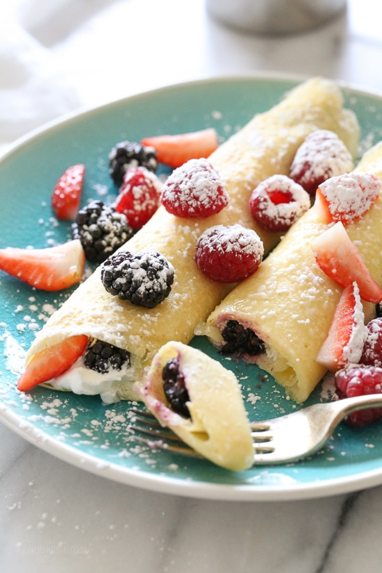 Are Crepes Healthy
 Czech Crepe Recipe with Berries and Cream