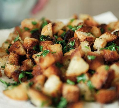 Are Croutons Healthy
 Crunchy parsley croutons recipe