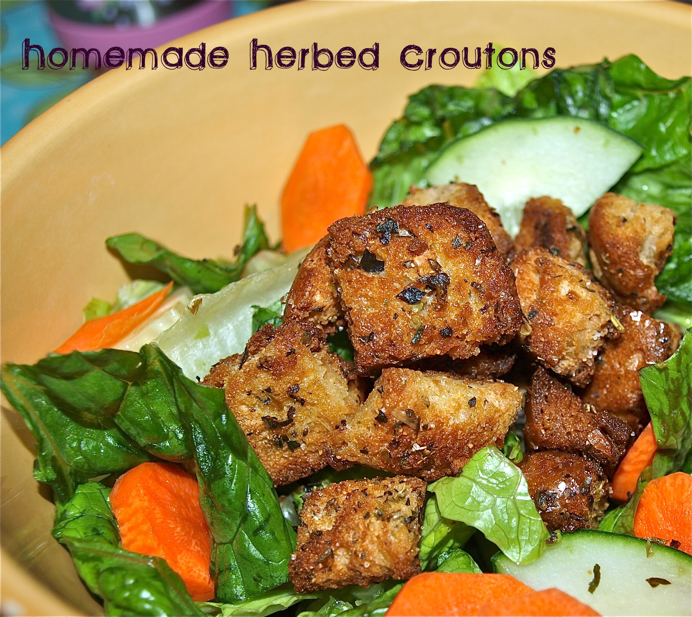 Are Croutons Healthy
 Homemade Herbed Croutons Happy Healthy Mama