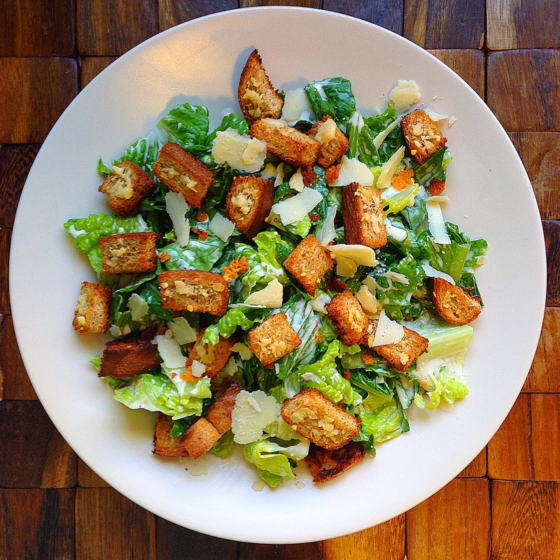 Are Croutons Healthy
 Healthy Caesar Salad with Whole Wheat Croutons be the