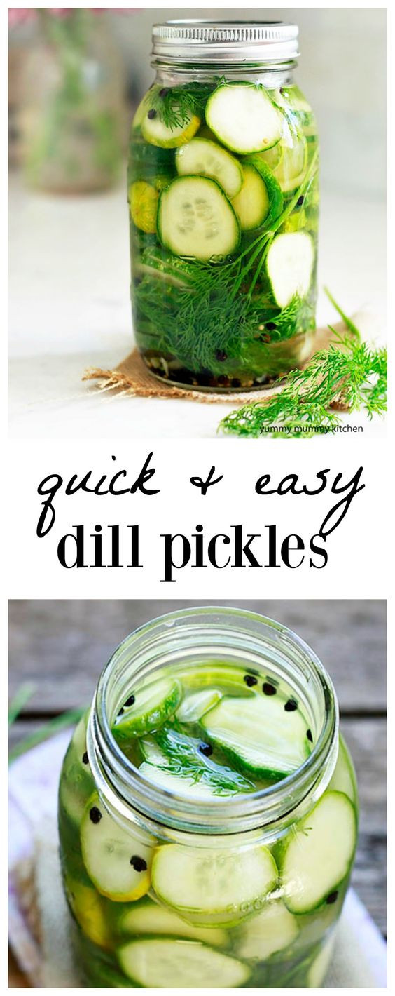 Are Dill Pickles Healthy
 Easy Refrigerator Dill Pickles