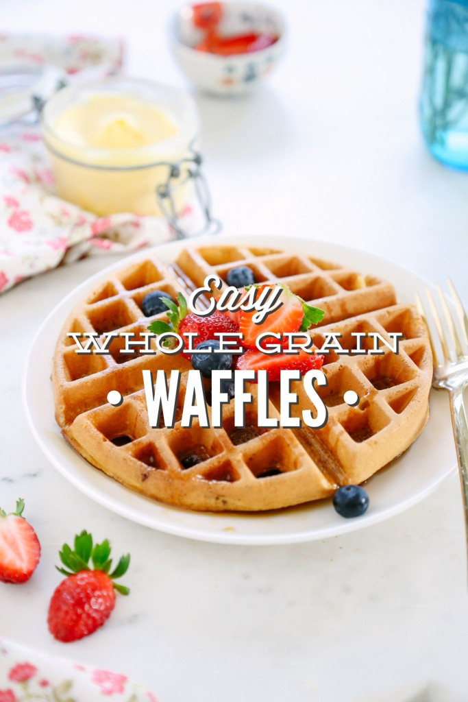 Are Eggo Waffles Healthy
 Easy Whole Grain Waffles Freezer Friendly Live Simply