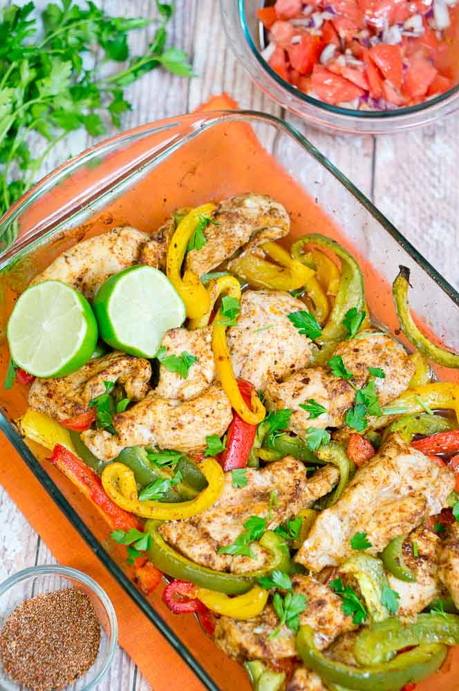 Are Fajitas Healthy
 Oven Baked Chicken Fajitas