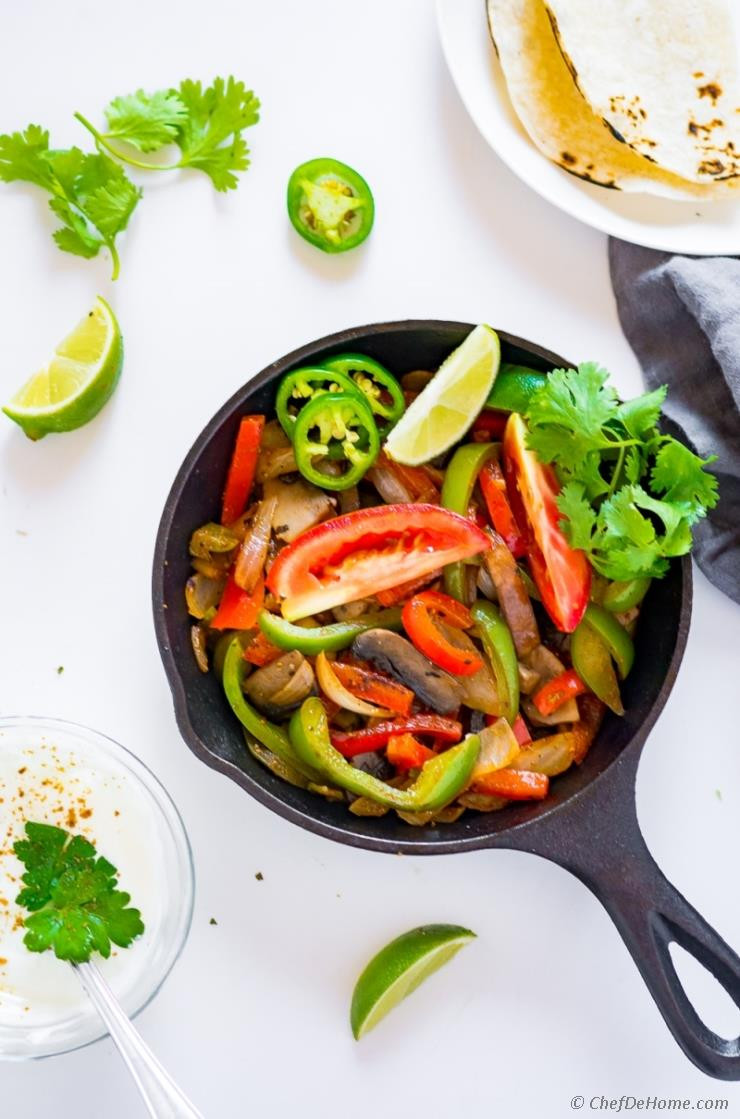 Are Fajitas Healthy
 Healthy Ve arian Fajitas Recipe