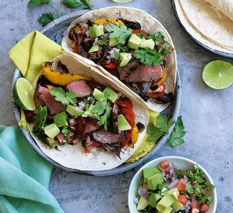 Are Fajitas Healthy
 Smoky beef fajitas with avocado salsa Healthy Food Guide