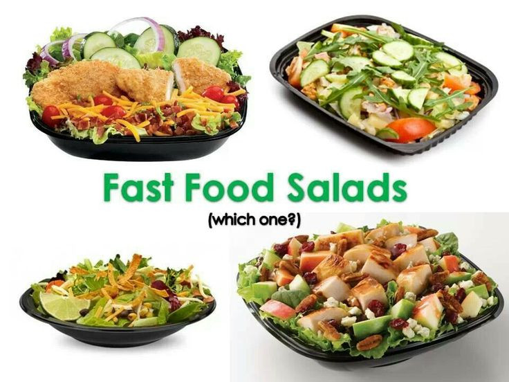 Are Fast Food Salads Healthy
 Fast Food Salads Healthy Restaurant Foods