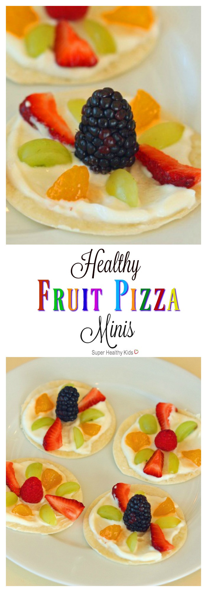 Are Fruit Snacks Healthy
 Healthy Fruit Pizza Minis