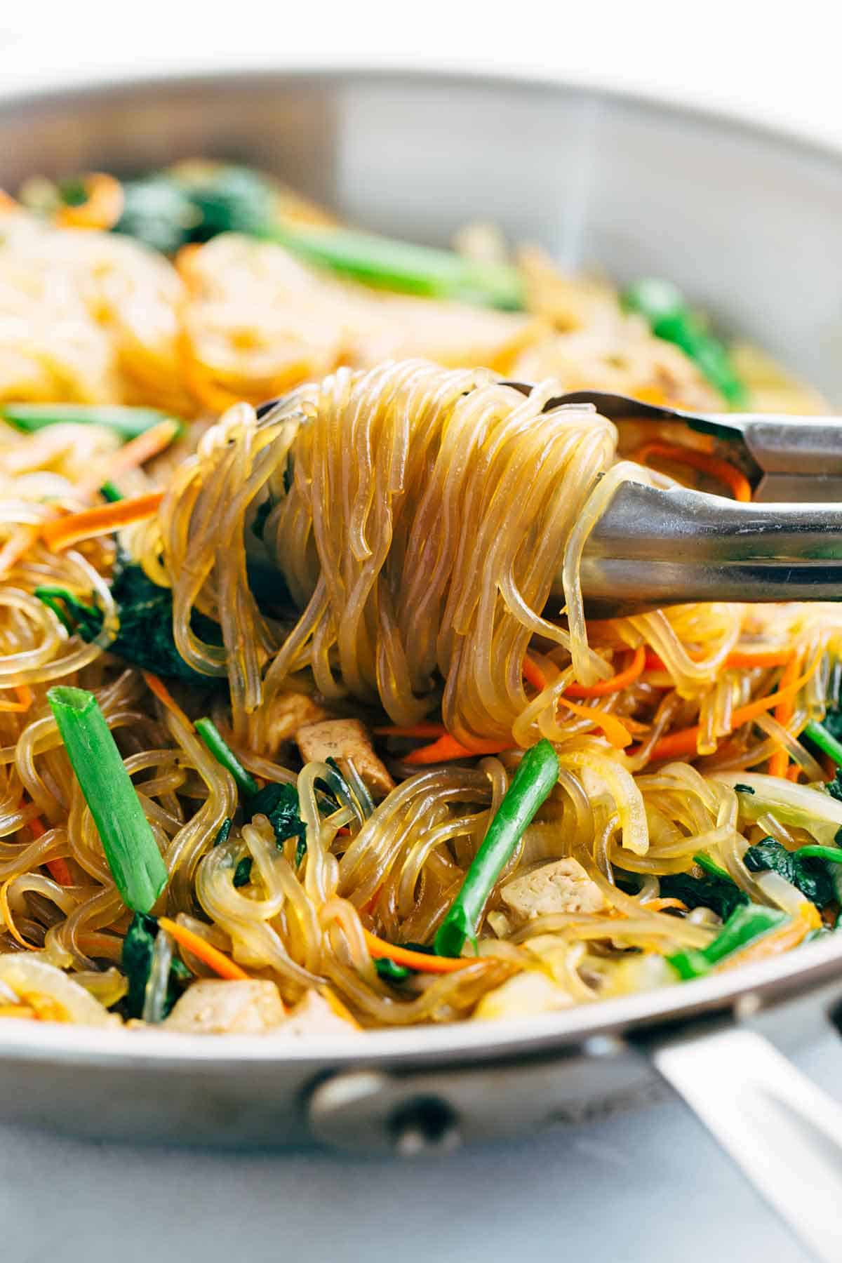 Are Glass Noodles Healthy
 Ve arian Japchae Korean Glass Noodles with Tofu