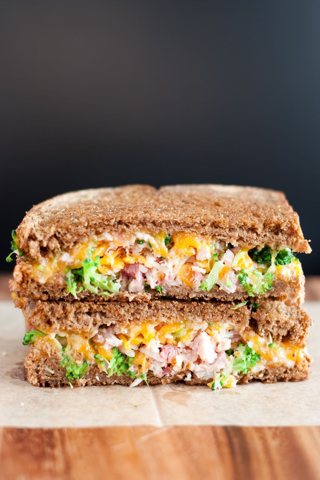 Are Grilled Cheese Sandwiches Healthy
 Broccoli Ham Grilled Cheese Sandwich Cooking Classy