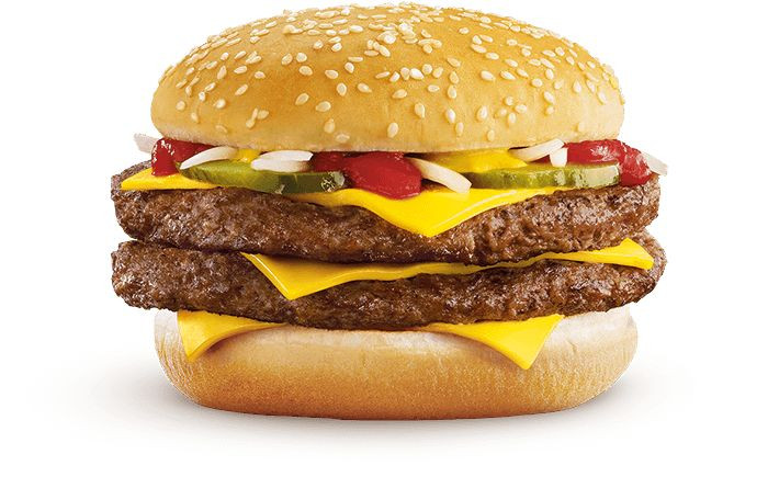 Are Hamburgers Unhealthy
 Double Quarter Pounder Burger