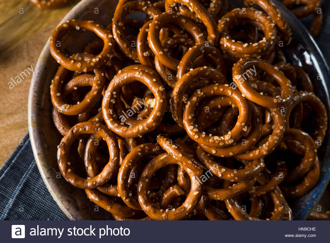 Are Hard Pretzels Healthy
 Salty Hard Round Pretzels Ready to Eat Stock