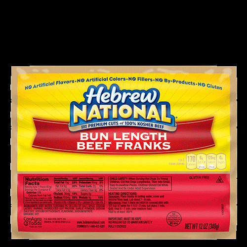 Are Hebrew National Hot Dogs Healthy
 Hebrew National Hot Dog Nutrition 97 Fat Free Nutrition