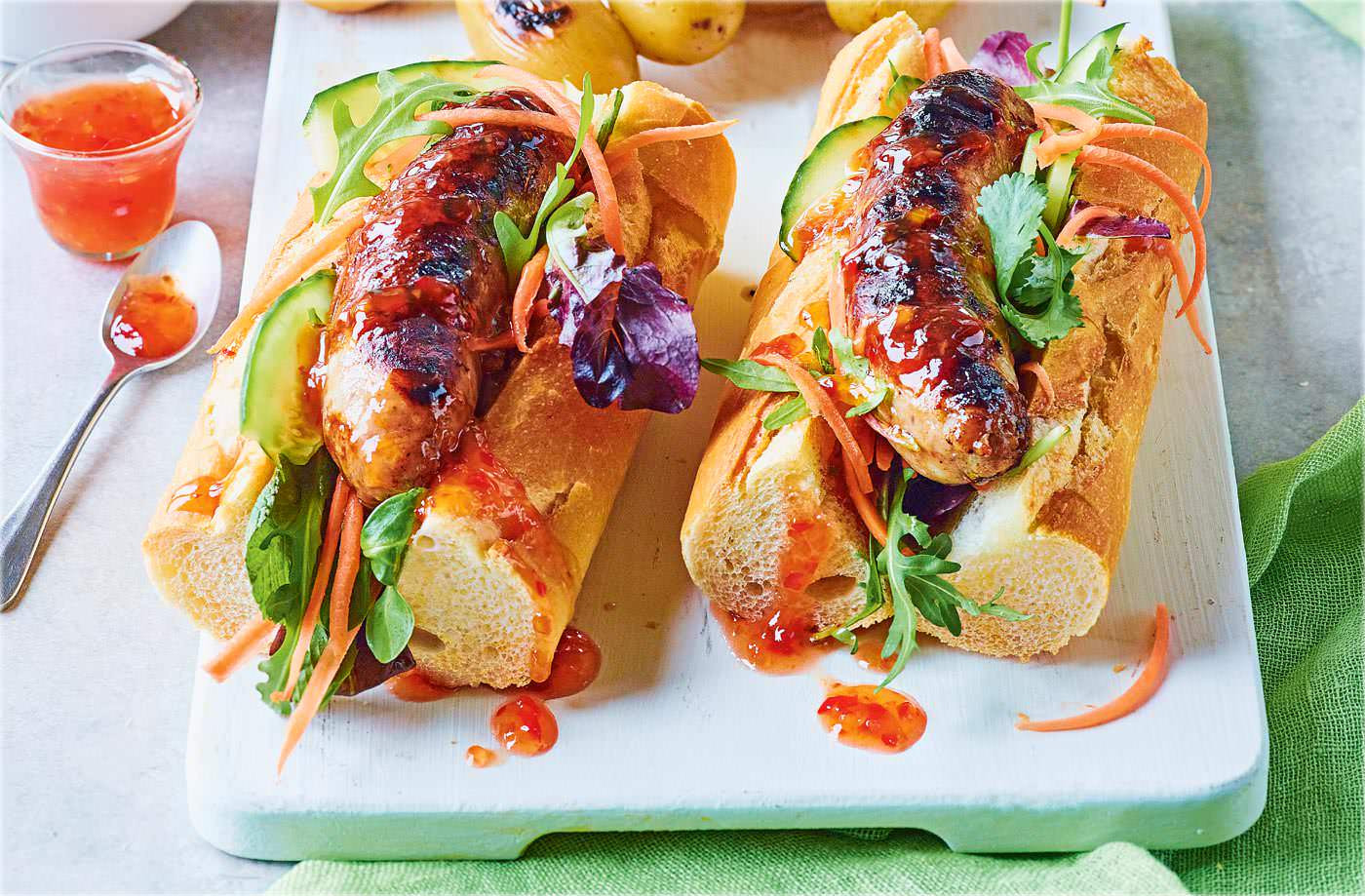 Are Hot Dogs Healthy
 Banh Mi Hot Dog Recipe Healthy BBQ Ideas