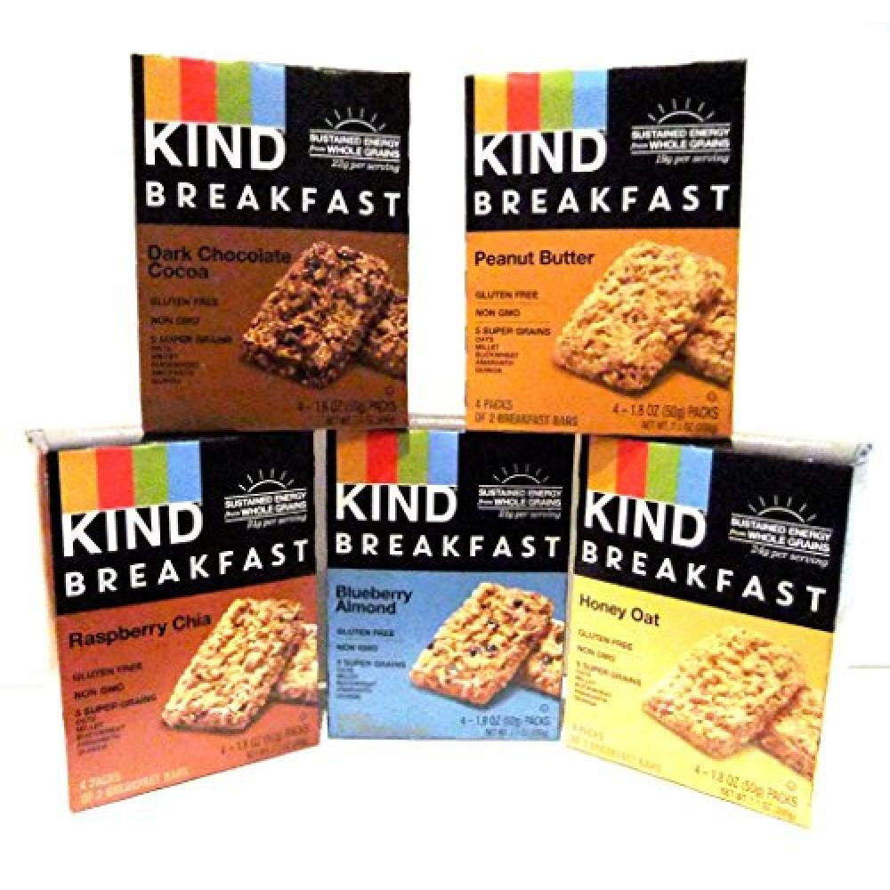 Are Kind Breakfast Bars Healthy
 Buy Kind Breakfast Bars Variety 5 Pack 1 Box of Each
