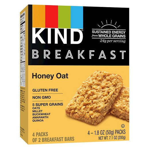 Are Kind Breakfast Bars Healthy
 Kind Healthy Grains Honey Oat Breakfast Bars 4ct Tar