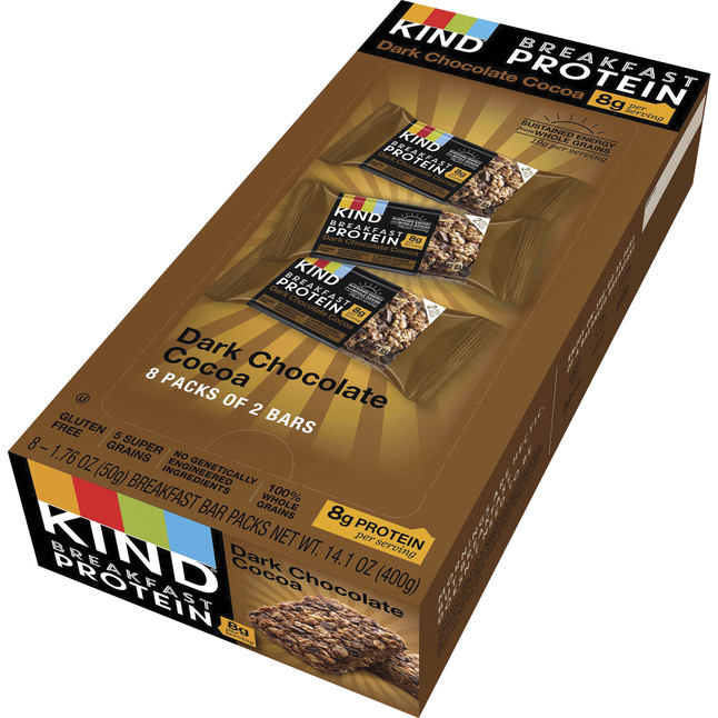 Are Kind Breakfast Bars Healthy
 Kind healthy snacks Breakfast Protein Bars Dark Chocolate