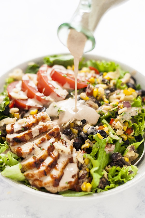 Are Panera Salads Healthy
 Copycat Panera Bread BBQ Chicken Salad an easy and