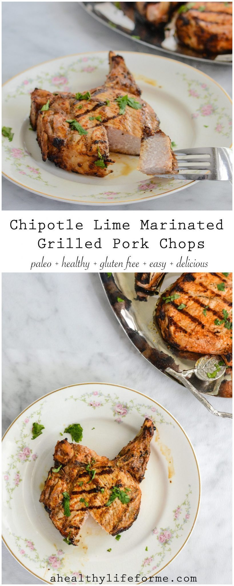 Are Pork Chops Healthy For You
 Chipotle Lime Marinated Grilled Pork Chops A Healthy