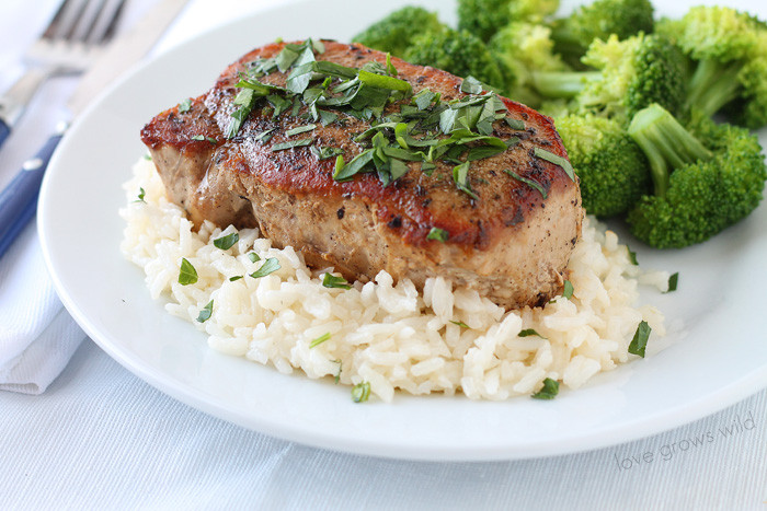 Are Pork Chops Healthy the 20 Best Ideas for Herb Rubbed Pork Chops Love Grows Wild