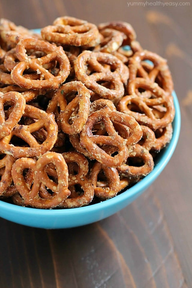 Are Pretzels A Healthy Snack
 Easy Ranch Pretzels Yummy Healthy Easy