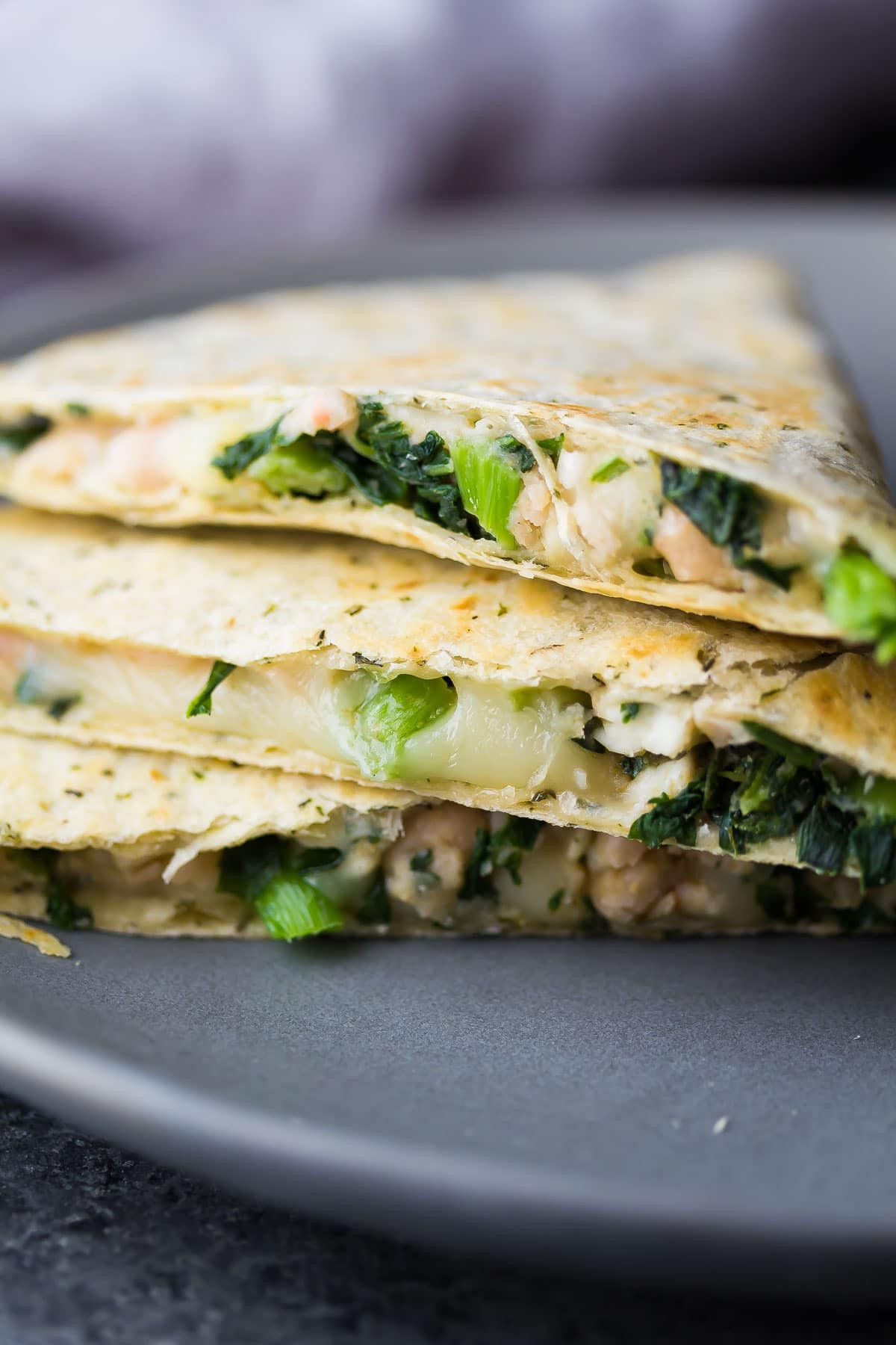 Are Quesadillas Healthy
 Smashed White Bean & Spinach Quesadillas Freezer Friendly