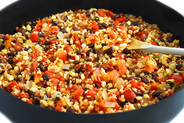 Are Rice And Beans Healthy
 Healthy Mexican Cauliflower Rice and Beans with Weight