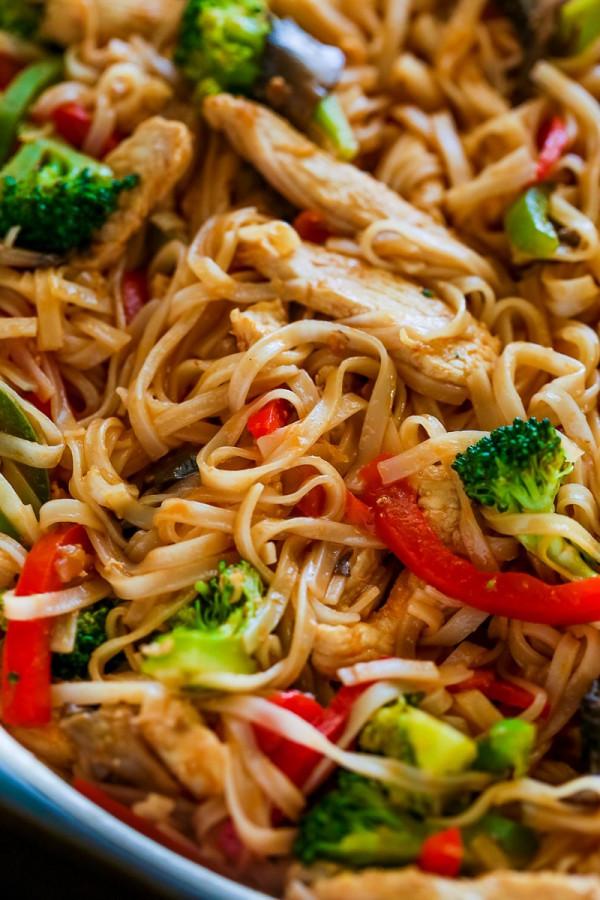 Are Rice Noodles Healthy
 Chicken Stir Fry with Rice Noodles 30 minute meal