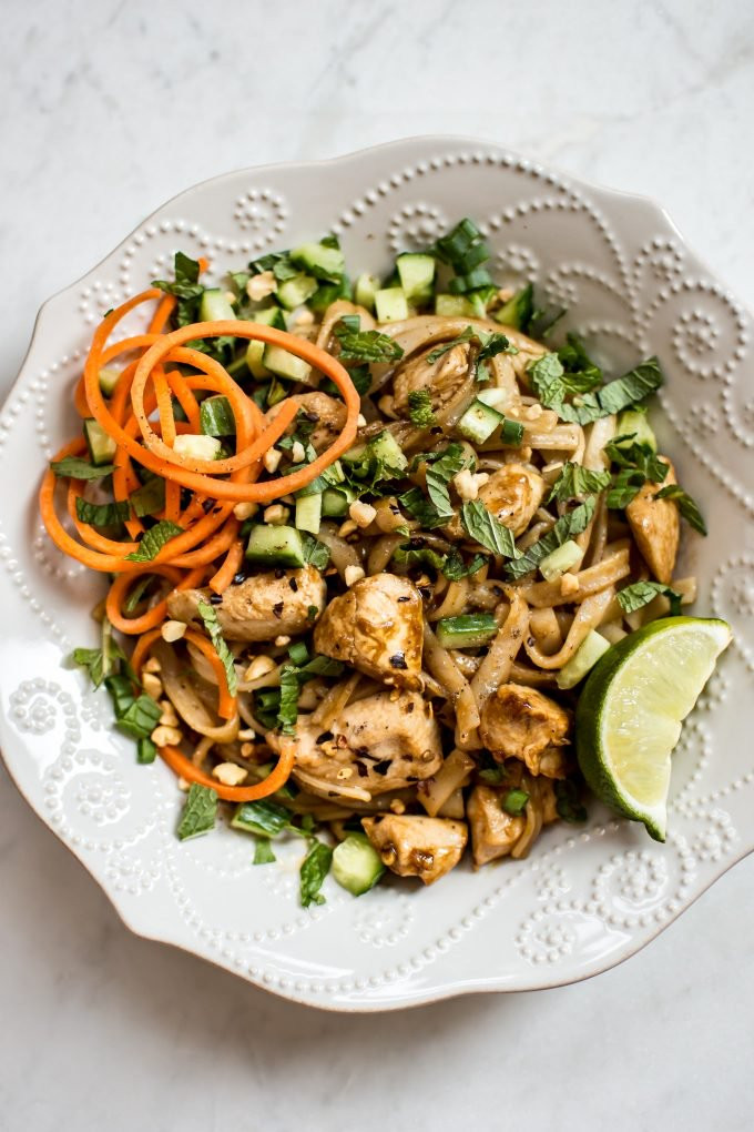 Are Rice Noodles Healthy
 Chicken Stir Fry with Rice Noodles • Salt & Lavender