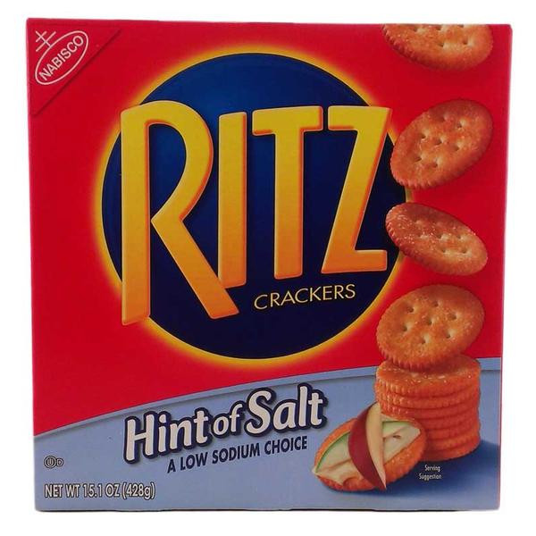 Are Ritz Crackers Healthy
 Ritz Hint of Salt Crackers 15 1oz Healthy Heart Market