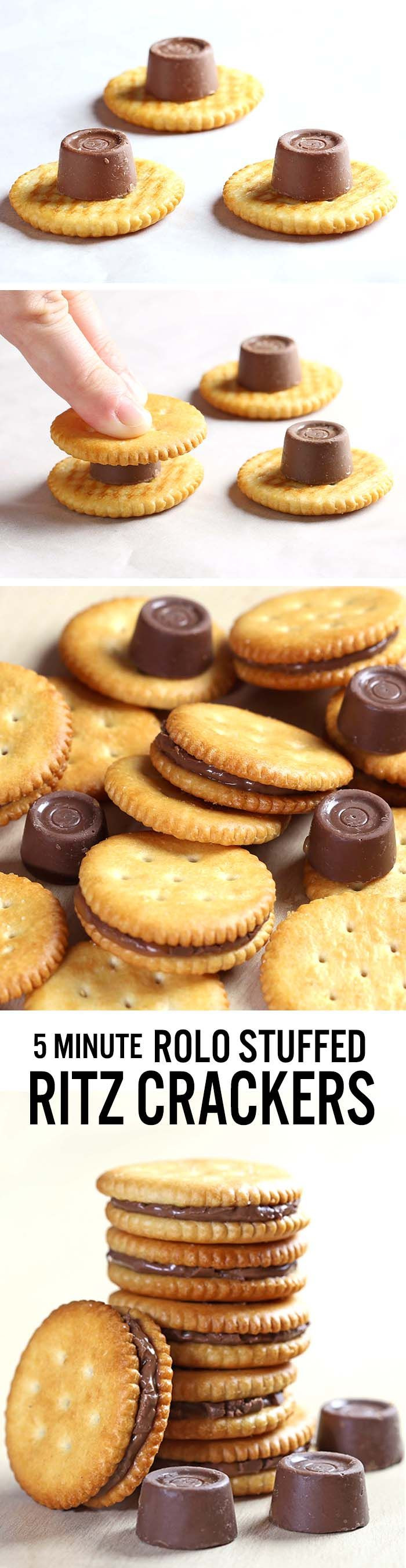 Are Ritz Crackers Healthy
 Rolo stuffed Ritz crackers – an awesomely easy to make