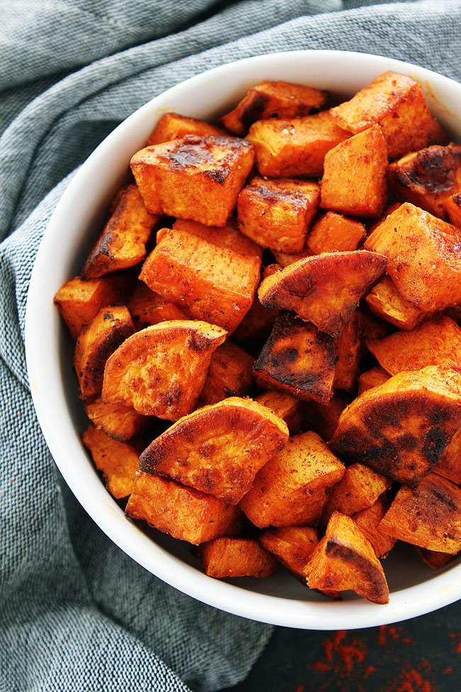 Are Roasted Potatoes Healthy
 Smoked Paprika Roasted Sweet Potatoes