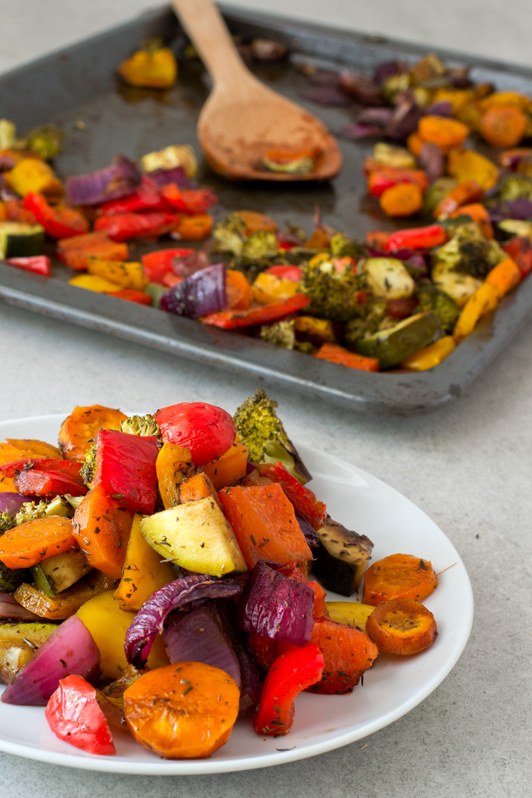 Are Roasted Vegetables Healthy
 Oil Free Rainbow Roasted Ve ables Simple Vegan Blog