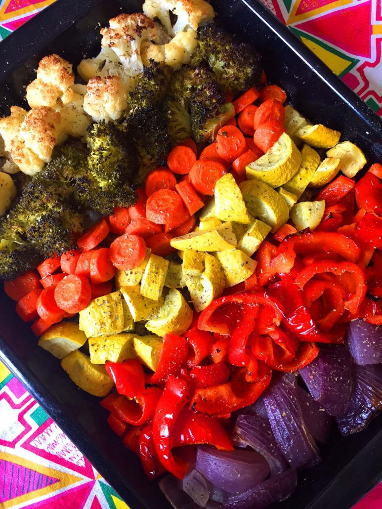 Are Roasted Vegetables Healthy
 Rainbow Ve ables Recipe – Easy Healthy Oven Roasted