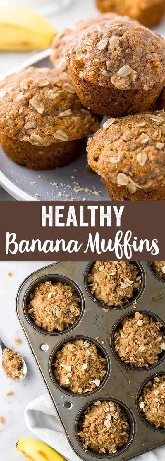 Are Rolled Oats Healthy
 Healthy Banana Muffins with Old Fashioned Oats