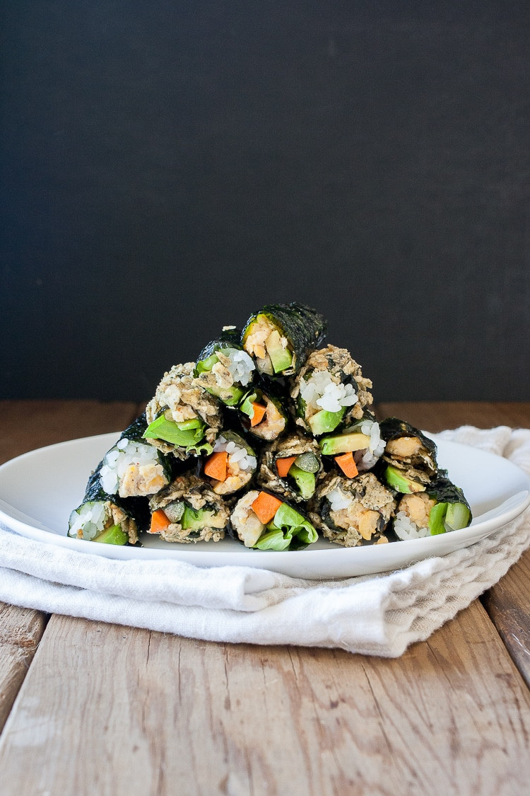 Are Seaweed Snacks Healthy
 Easy Sushi Rolls Seaweed Snack Roll Ups Veggies Don t Bite