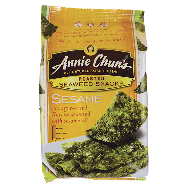 Are Seaweed Snacks Healthy
 Annie Chun s Roasted Seaweed Snacks Sesame 0 35 oz 10