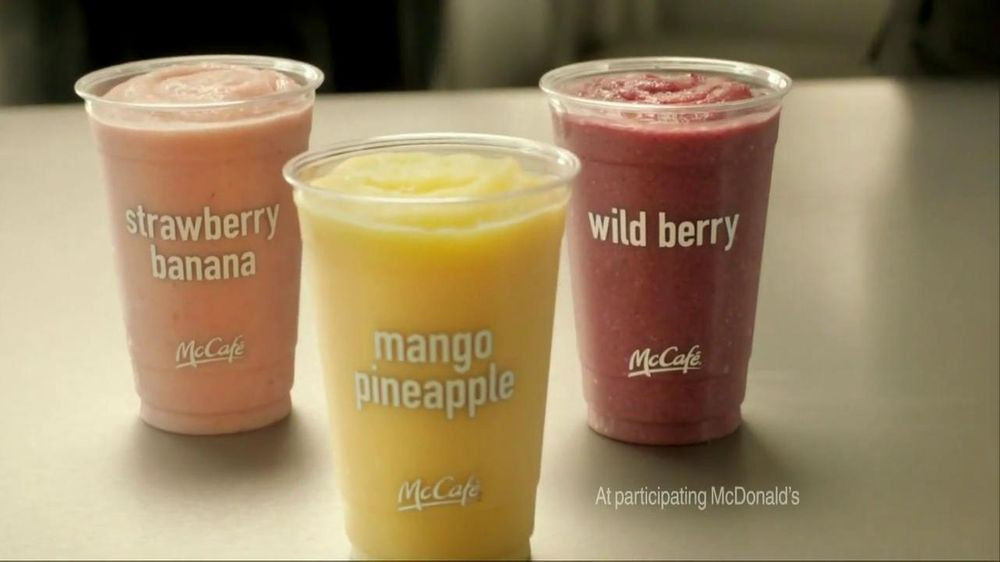 Are Smoothies From Mcdonalds Healthy
 McDonald s McCafe Fruit Smoothies TV mercial Market
